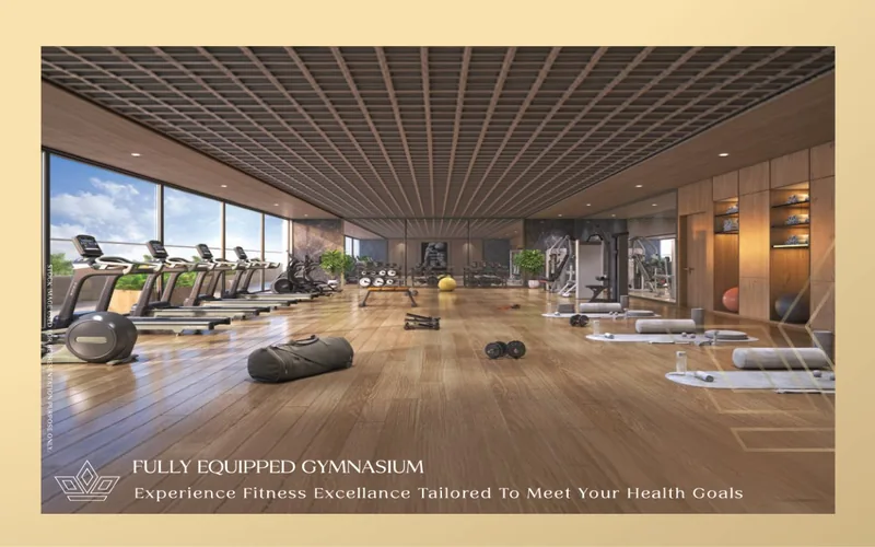 Fully equipped gymnasium at The Legend
